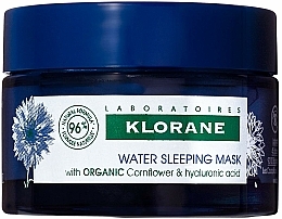 Kup Hialuronowa maseczka do twarzy na noc z wyciągiem z bławatka - Klorane Water Sleeping Mask