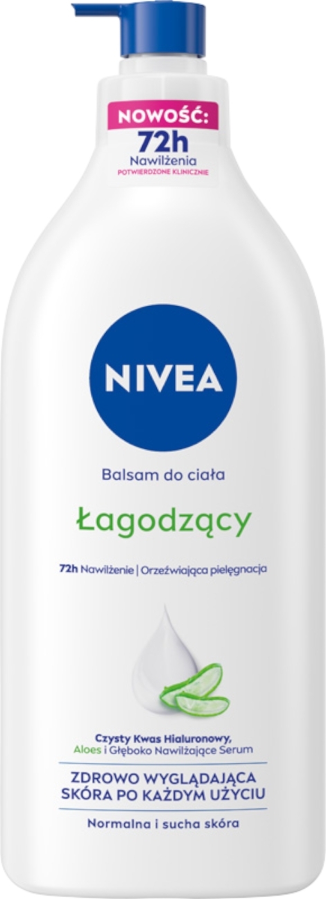 Łagodzący balsam do ciała z pompką - NIVEA Aloe Hydration Body Lotion — Zdjęcie 625 ml