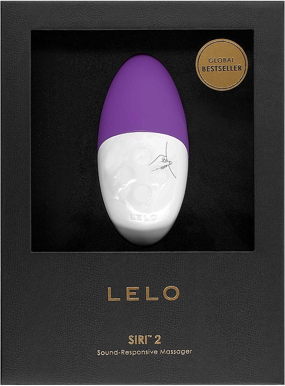 Muzyczny masażer osobisty dla kobiet, fioletowy - Lelo Siri 2 Purple — Zdjęcie N1