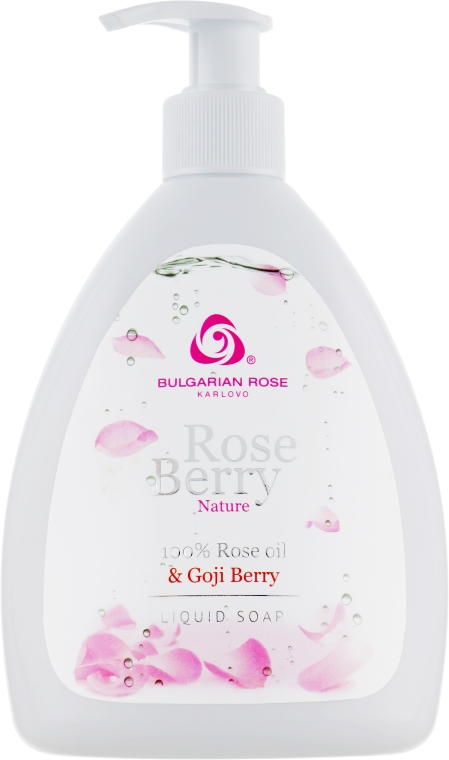Różane mydło w płynie - Bulgarian Rose Rose Berry Nature Liquid Soap — Zdjęcie N1
