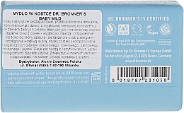 Mydło w kostce dla dzieci - Dr Bronner’s Pure Castile Bar Soap Baby-Mild — Zdjęcie N2