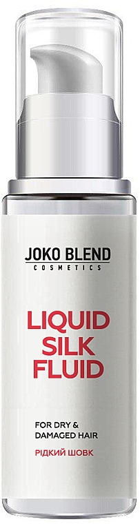 Płynny jedwab w formie fluidu do włosów suchych i zniszczonych - Joko Blend Liquid Silk Fluid — Zdjęcie N1