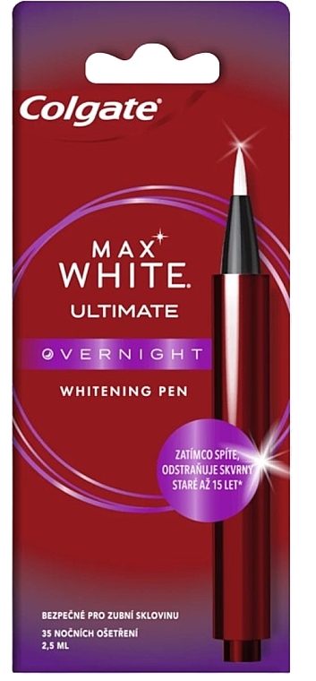 Długopis do wybielania zębów - Colgate Max White Overnight Whitening Pen  — Zdjęcie N1