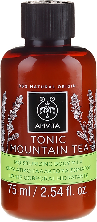 Nawilżające mleczko do ciała Górska herbata - Apivita Tonic Mountain Tea Moisturizing Body Milk