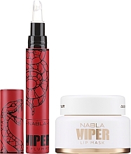 Zestaw - Nabla Viper Day & Night Lip Treatment Kit Coconut Cream (lip/plumper/4ml + lip/mask/15ml) — Zdjęcie N2