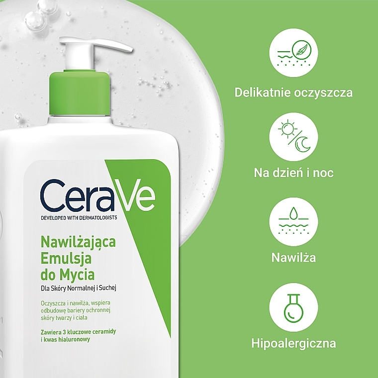 Nawilżająca emulsja do mycia - CeraVe Hydrating Cleanser — Zdjęcie N5