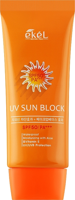Krem przeciwsłoneczny - Ekel UV Sun Block SPF 50/PA+++ — Zdjęcie N1