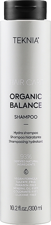 Pielęgnujący szampon bez siarczanów - Lakmé Teknia Organic Balance Shampoo