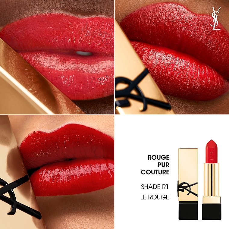 Szminka do ust - Yves Saint Laurent Rouge Pur Couture Caring Satin Lipstick — Zdjęcie N3