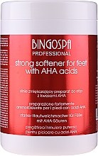 Silnie zmiękczający preparat do stóp z kwasami AHA - BingoSpa Strong Softener for Feet with AHA Acids — Zdjęcie N1