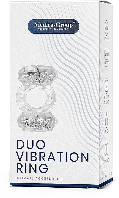 Podwójny pierścień wibracyjny - Medica-Group Duo Vibration Ring — Zdjęcie N1