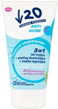 Kup Żel oczyszczający, peeling i maseczka do twarzy 3 w 1 - Under Twenty Anti! Acne Feeling Mask Cleansing Gel 3 in 1