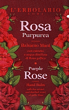 Balsam do rąk Purpurowa Róża - L'Erbolario urple Rose Hand Balm (próbka) — Zdjęcie N1