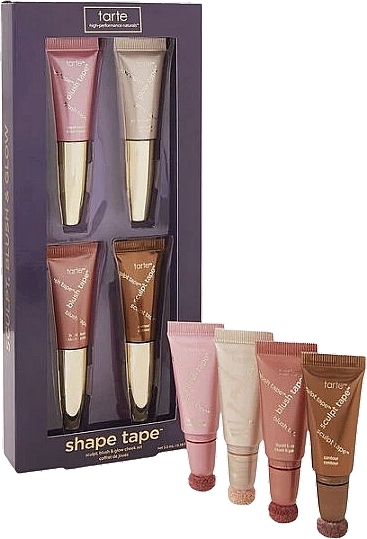 Zestaw - Tarte Cosmetics Set (blush/2*5,5ml + cont/5,5ml + highl/5,5ml) — Zdjęcie N1