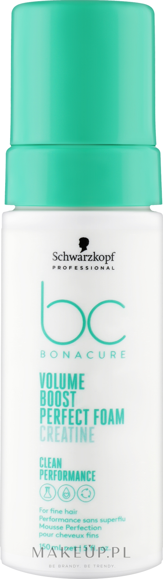 Pianka dodająca włosom objętości - Schwarzkopf Professional Bonacure Volume Boost Perfect Foam Ceratine — Zdjęcie 150 ml