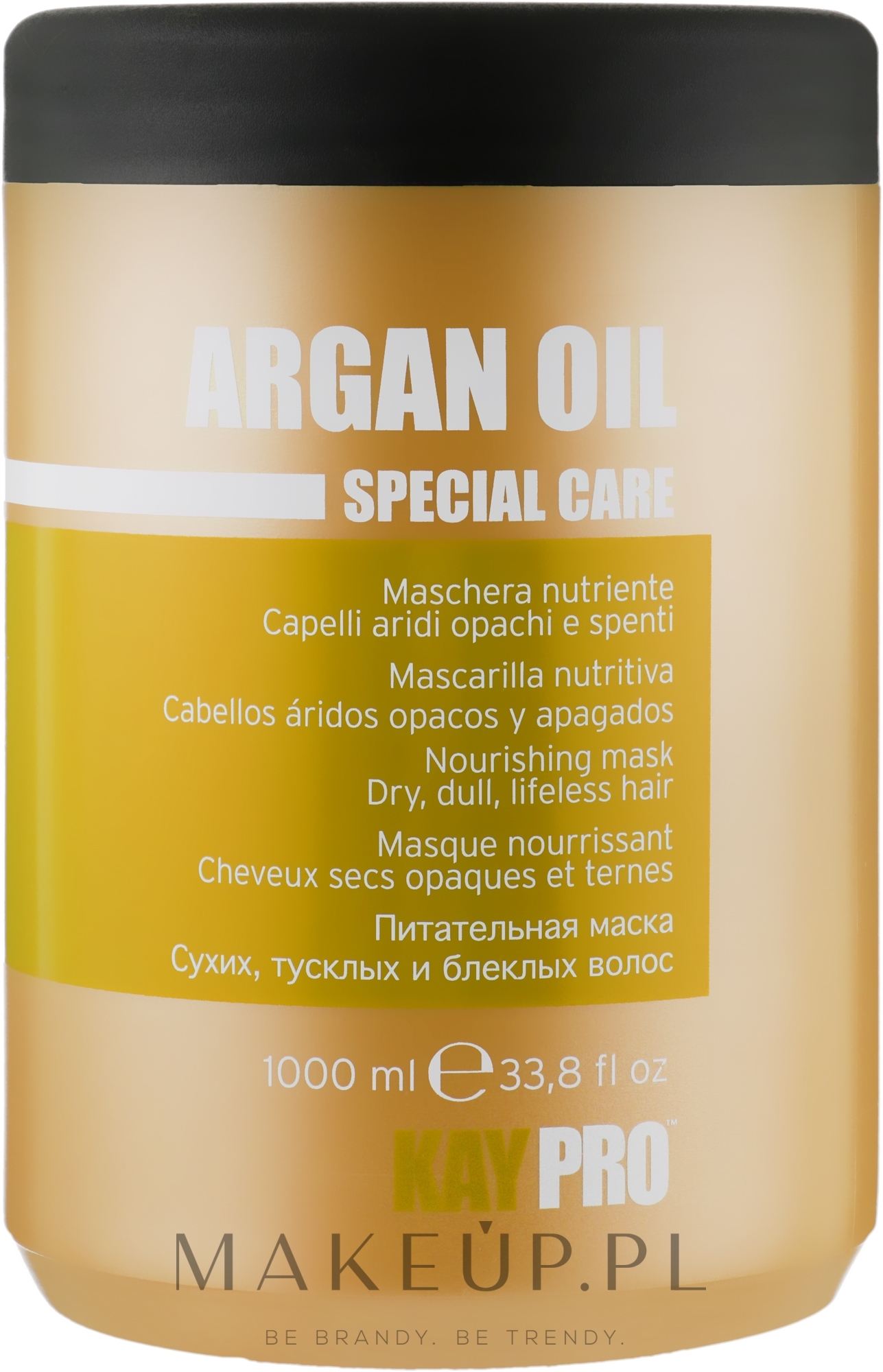 Odżywcza maska do włosów z olejem arganowym - KayPro Special Care Nourishing Mask — Zdjęcie 1000 ml