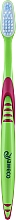 Miękka szczoteczka do zębów z wymienną główką, różowo-zielona - Yaweco — Zdjęcie N2