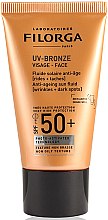 Krem przeciwzmarszczkowy do twarzy SPF 50+ - Filorga UV-Bronze Face Anti-Ageing Sun Fluid  — Zdjęcie N1