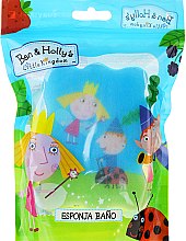Gąbka kąpielowa dla dzieci, Małe królestwo Bena i Holly, błękitna - Suavipiel Ben & Holly — Zdjęcie N3