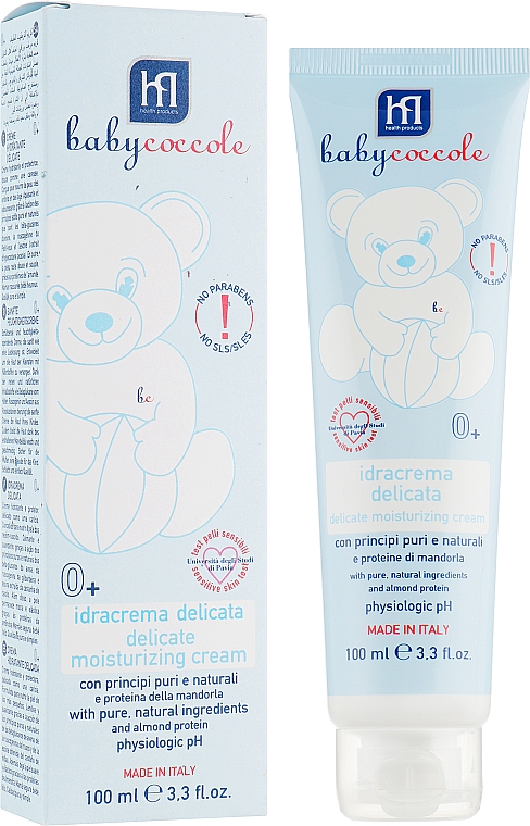 Nawilżająco-ochronny krem do ciała dla dzieci - Babycoccole Moisturizing Cream