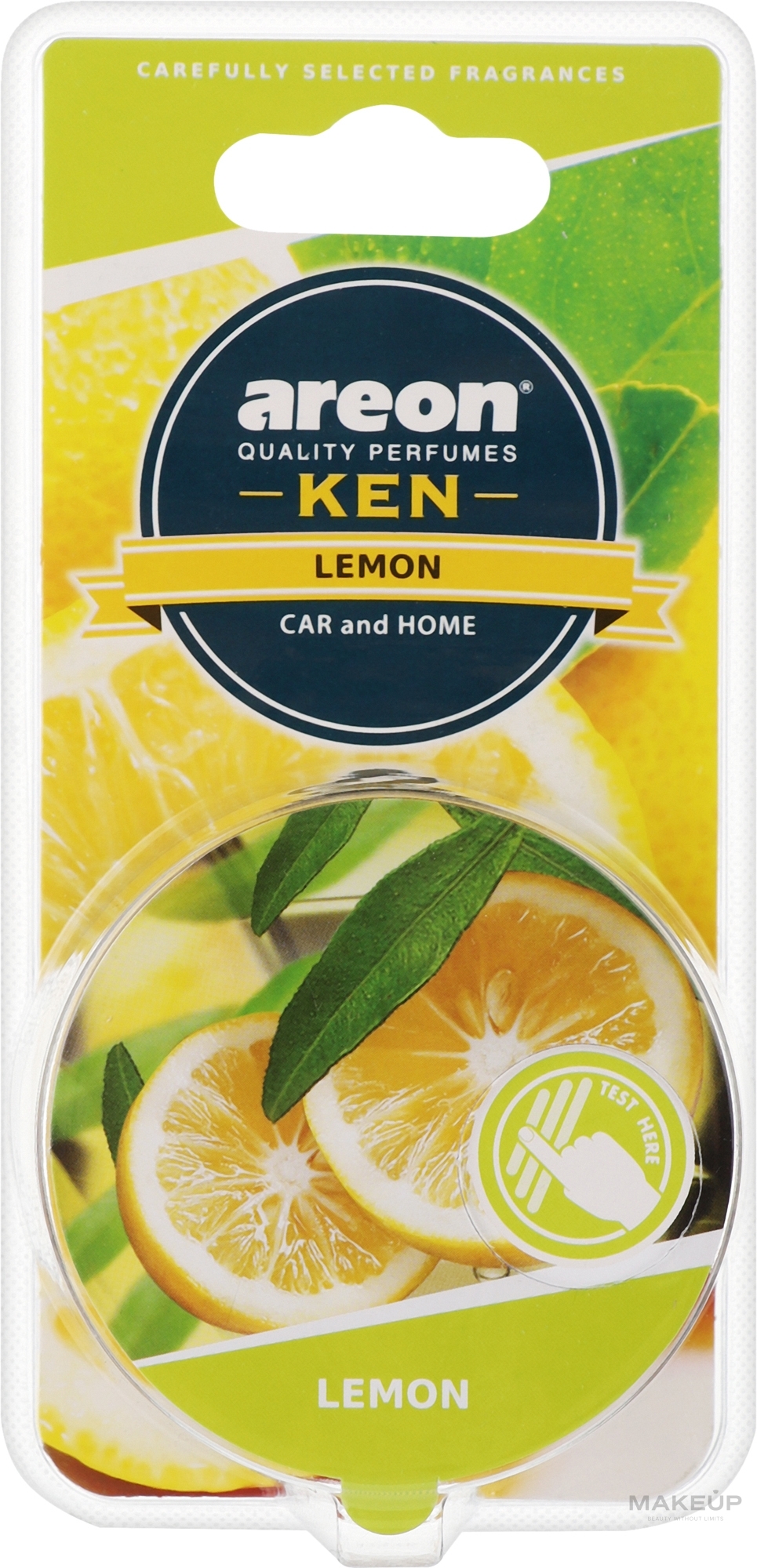 Odświeżacz powietrza w blistrze Lemon - Areon Gel Ken Blister Lemon — Zdjęcie 30 g