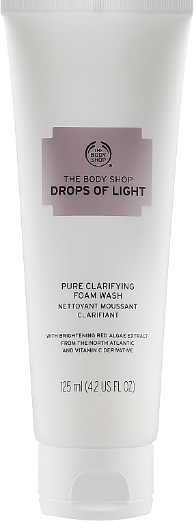Pianka do mycia twarzy - The Body Shop Drops of Light Pure Clarifying Foam Wash