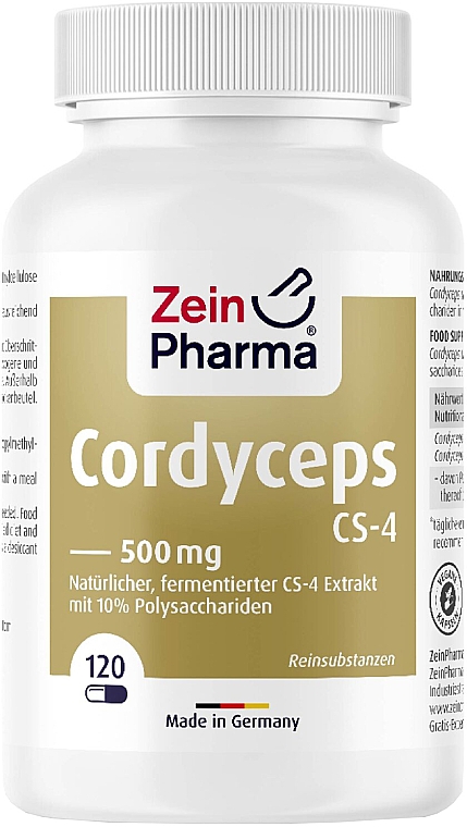 Suplement diety Cordyceps CS-4, 500 mg - ZeinPharma  — Zdjęcie N1
