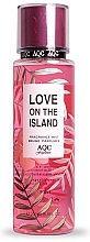 Perfumowana mgiełka do ciała - AQC Fragrances Love On The Island Body Mist — Zdjęcie N1