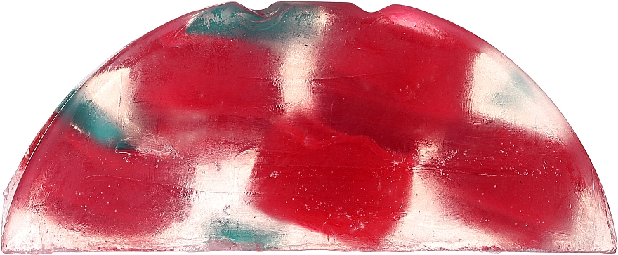 Mydło glicerynowe w kostce Różana fantazja, czerwone - Bulgarian Rose Soap — Zdjęcie N1
