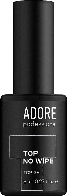 Nielepiący się top coat do lakieru żelowego - Adore Professional Top No Wipe