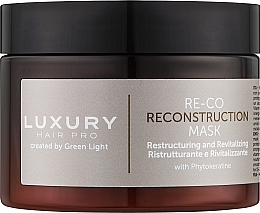 Kup Regenerująca maska ​​do włosów - Green Light Luxury Hair Pro Re-Co Mask