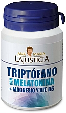 Tryptofan z melatoniną i magnezem w tabletkach - Ana Maria Lajusticia Triptofano con Melatonina + Magnesio  — Zdjęcie N1