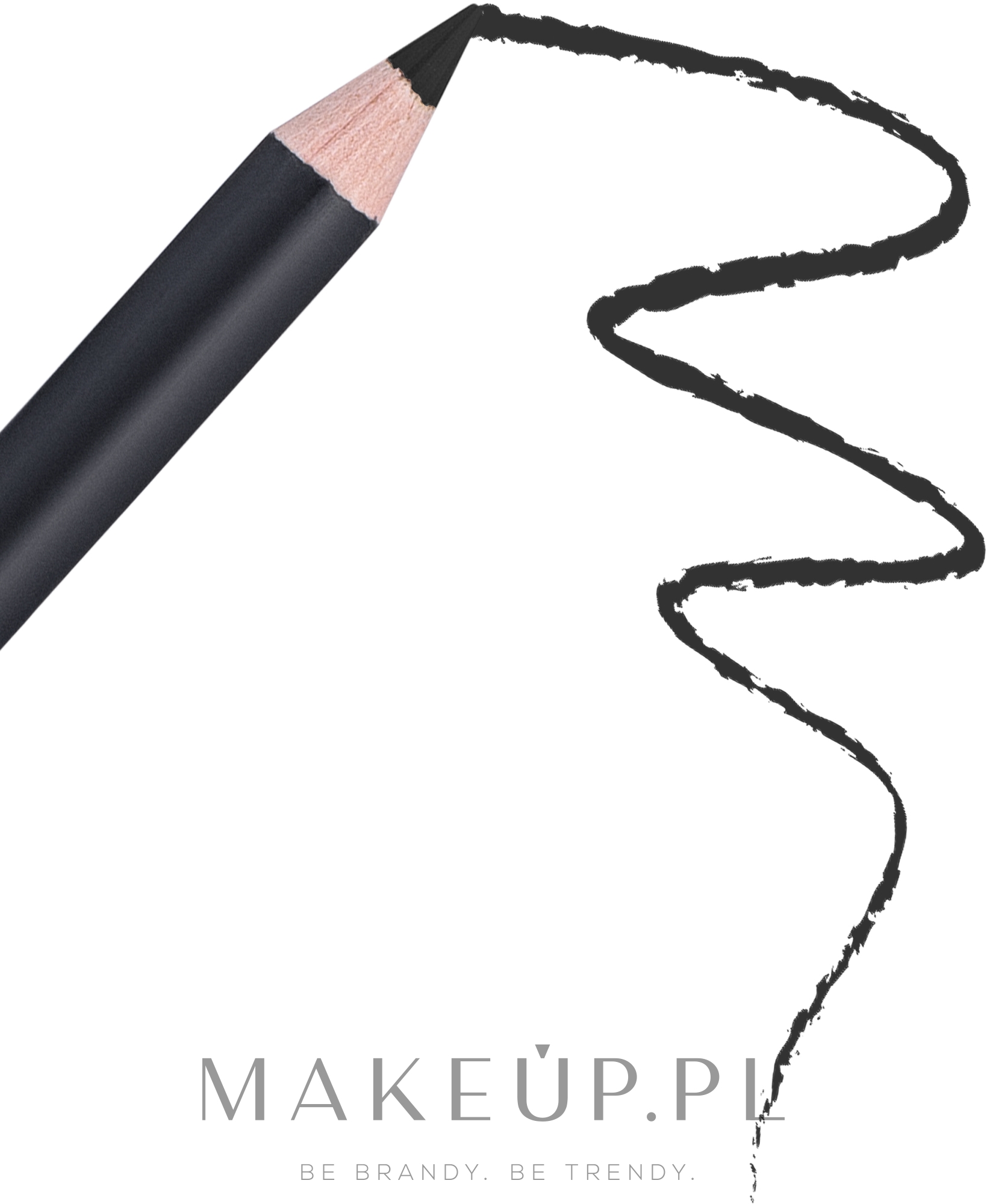 Kredka do brwi ze szczoteczką - LAMEL Make Up Brow Pencil — Zdjęcie 401 - Black