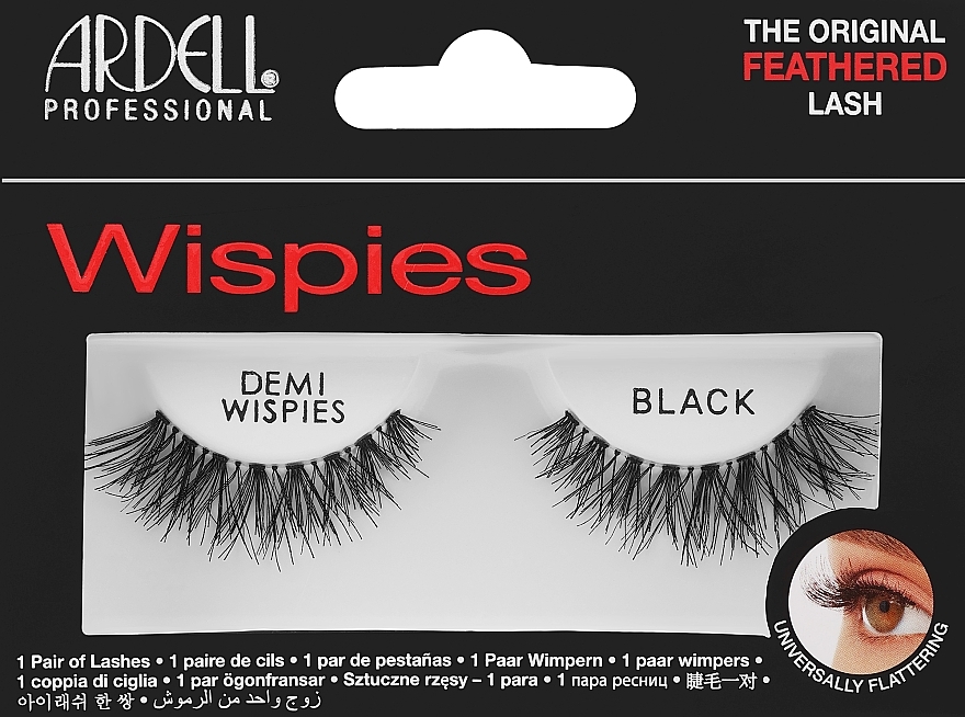 Sztuczne rzęsy - Ardell Invisibands Demi Wispies Black — Zdjęcie N2