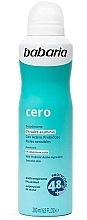 Dezodorant w sprayu do skóry wrażliwej, z probiotykami - Babaria Zero — Zdjęcie N1