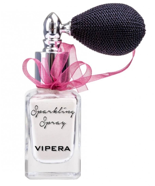 Rozświetlający transparentny puder w sprayu do twarzy, ciała i włosów - Vipera Sparkling Spray