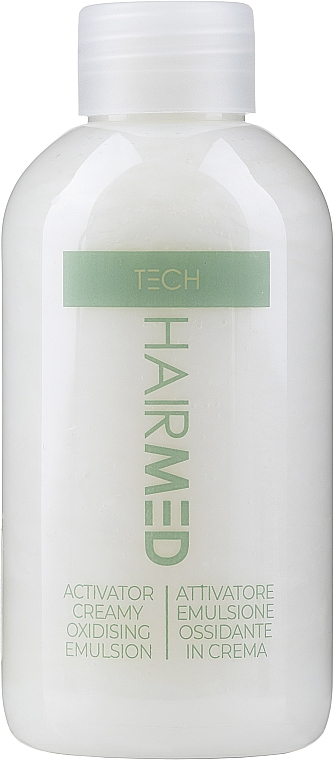 Kremowa emulsja utleniająca do włosów - Hairmed Tech Activator Creamy Oxidising Emulsion 30 — Zdjęcie N1