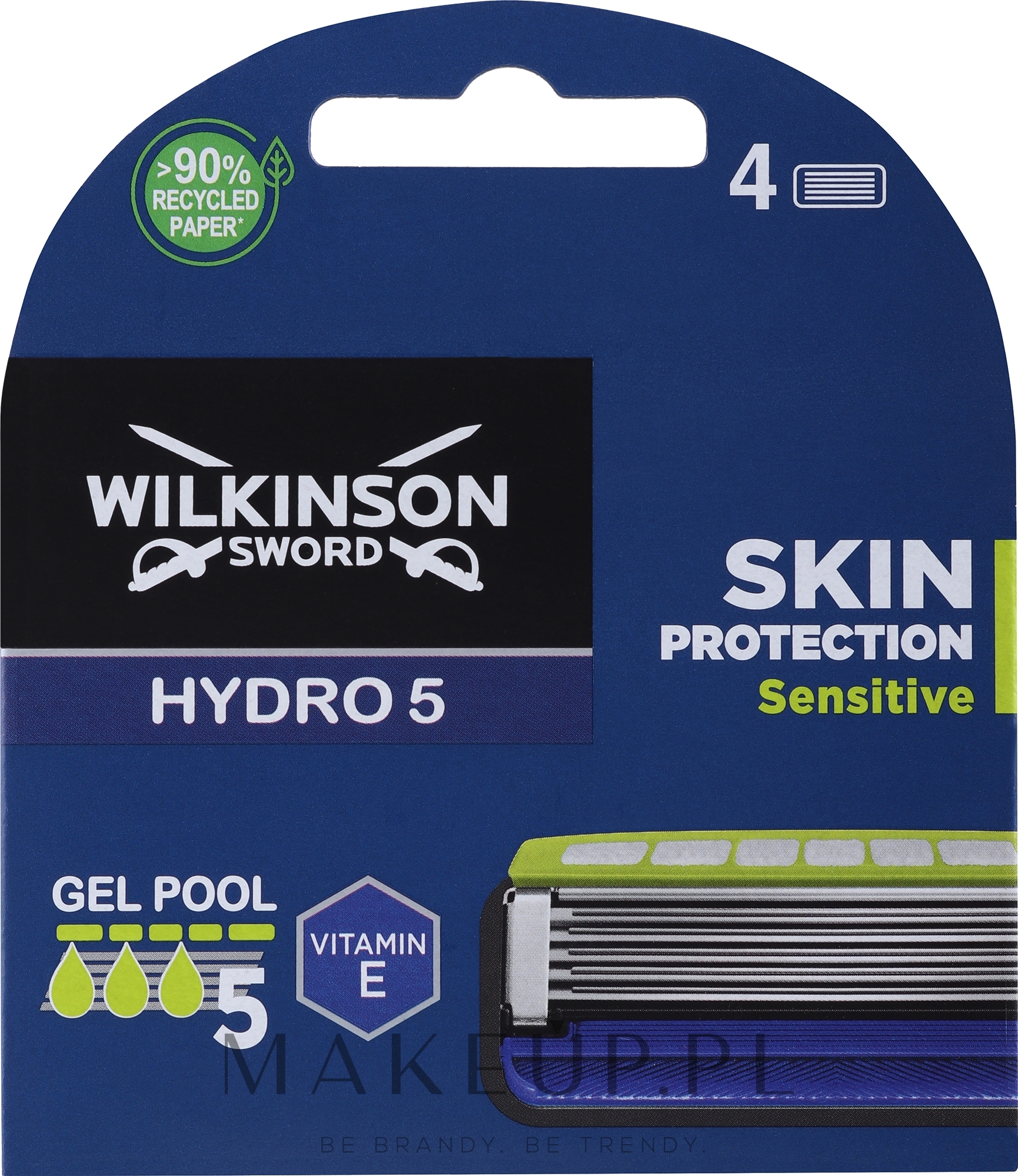 Zapasowe ostrza do golenia, 4 szt. - Wilkinson Sword Hydro 5 Sensitive — Zdjęcie 4 szt.