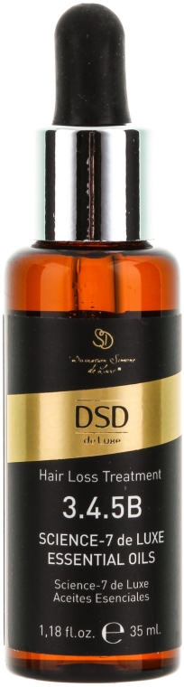 Olejek ziołowy przeciw wypadaniu włosów - Simone DSD De Luxe Science-7 DeLuxe Essential Oils — Zdjęcie N1