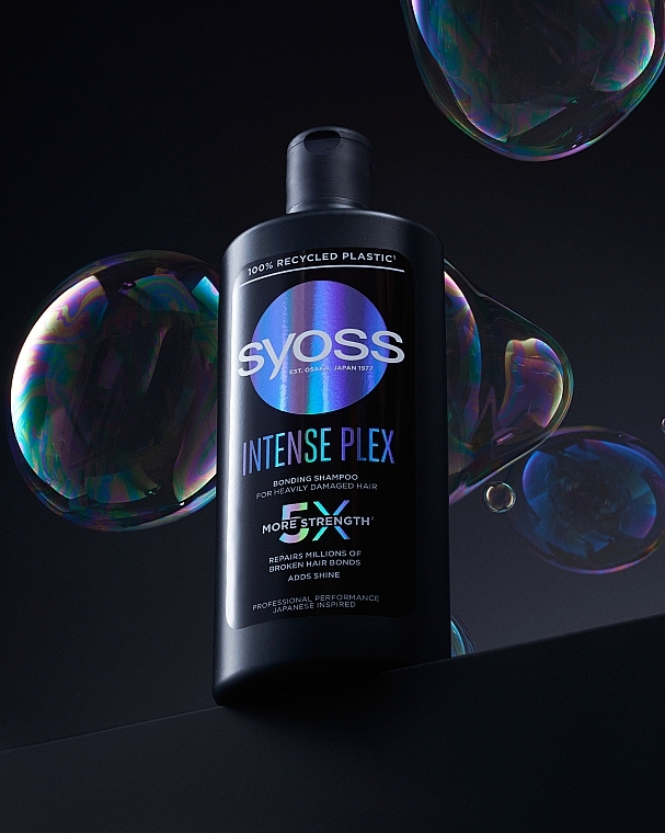 Szampon do włosów zniszczonych - Syoss Intense Plex Shampoo — Zdjęcie N3