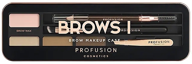 Paleta do makijażu brwi - Profusion Cosmetics Brow Makeup Case — Zdjęcie N1