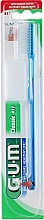 Szczoteczka do zębów Classic 411, miękka, niebieska - G.U.M Soft Regular Toothbrush — Zdjęcie N1