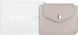 Szarobrązowy portfel w pudełku prezentowym Classy - MAKEUP Bi-Fold Wallet Taupe — Zdjęcie N4
