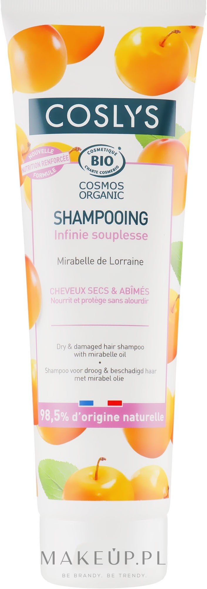 Szampon do włosów suchych i zniszczonych z olejem mirabelkowym - Coslys Shampoo For Dry And Damaged Hair With Oil Mirabelle — Zdjęcie 250 ml