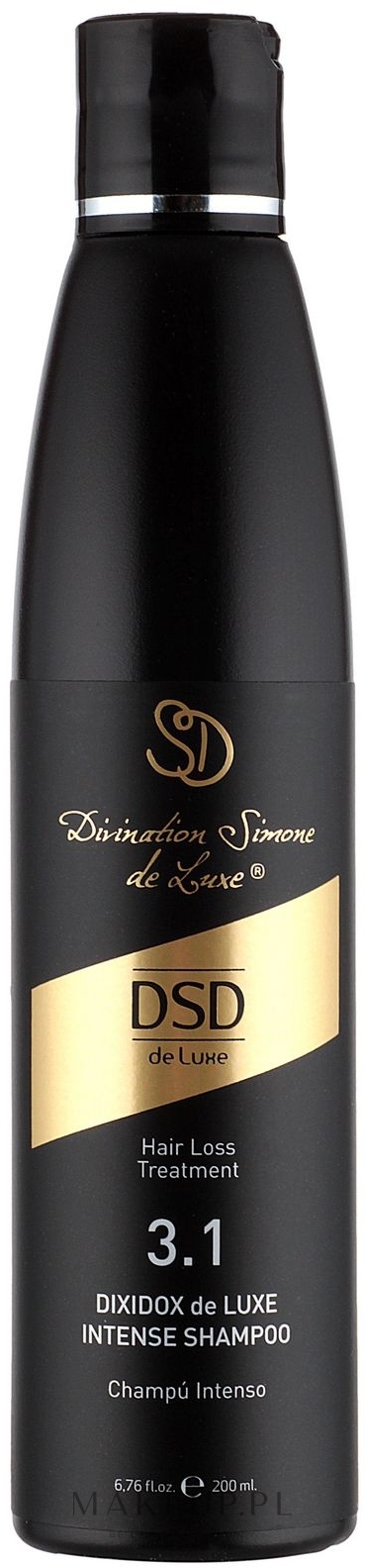 Intensywny szampon de Lux N 3.1 - Simone DSD De Luxe Dixidox DeLuxe Intense Shampoo — Zdjęcie 200 ml