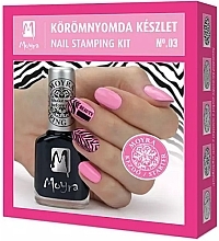 Kup Zestaw do stemplowania paznokci № 3 - Moyra Nail Stamping Kit 