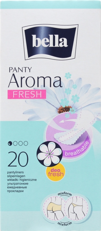 Wkładki higieniczne, 20 szt. - Bella Panty Aroma Fresh — Zdjęcie N1