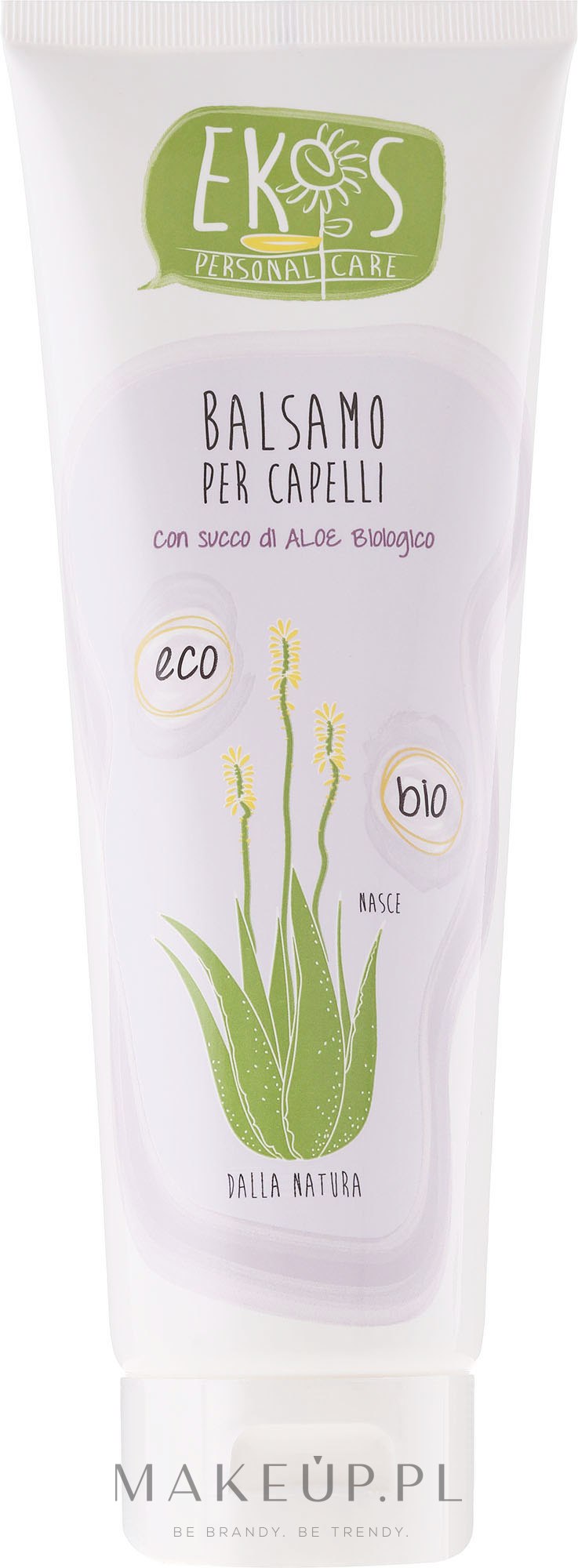Odżywka do włosów z organicznym aloesem i masłem shea - Ekos Personal Care Conditioner — Zdjęcie 250 ml