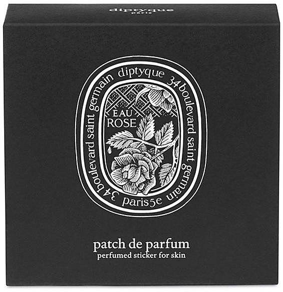 PRZECENA! Perfumowana naklejka na ciało - Diptyque Patch De Parfum Perfumed Sticker For Skin Eau Rose * — Zdjęcie N1