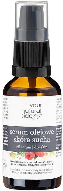 Serum olejowe do skóry suchej - Your Natural Side Oil Serum Dry Skin — Zdjęcie N1